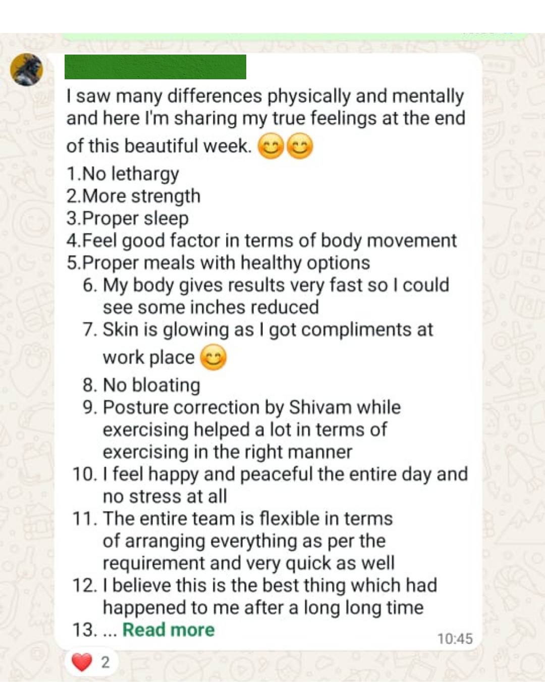 Sangeeta's testimonial — Fitifylab 7-day challenge results